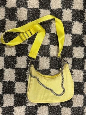 Urban Outfitters Yellow Shoulder Bag with Chain